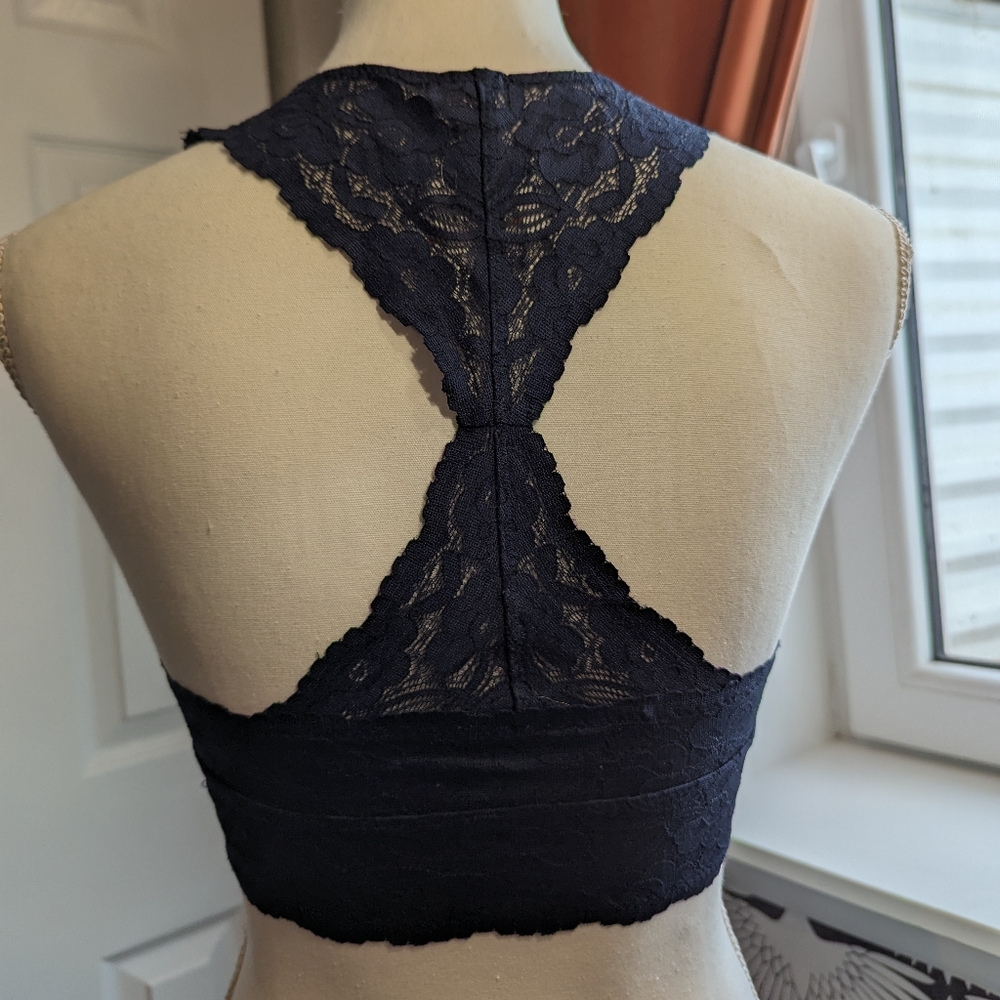 NWT Free People navy bralette - Picture 6 of 7
